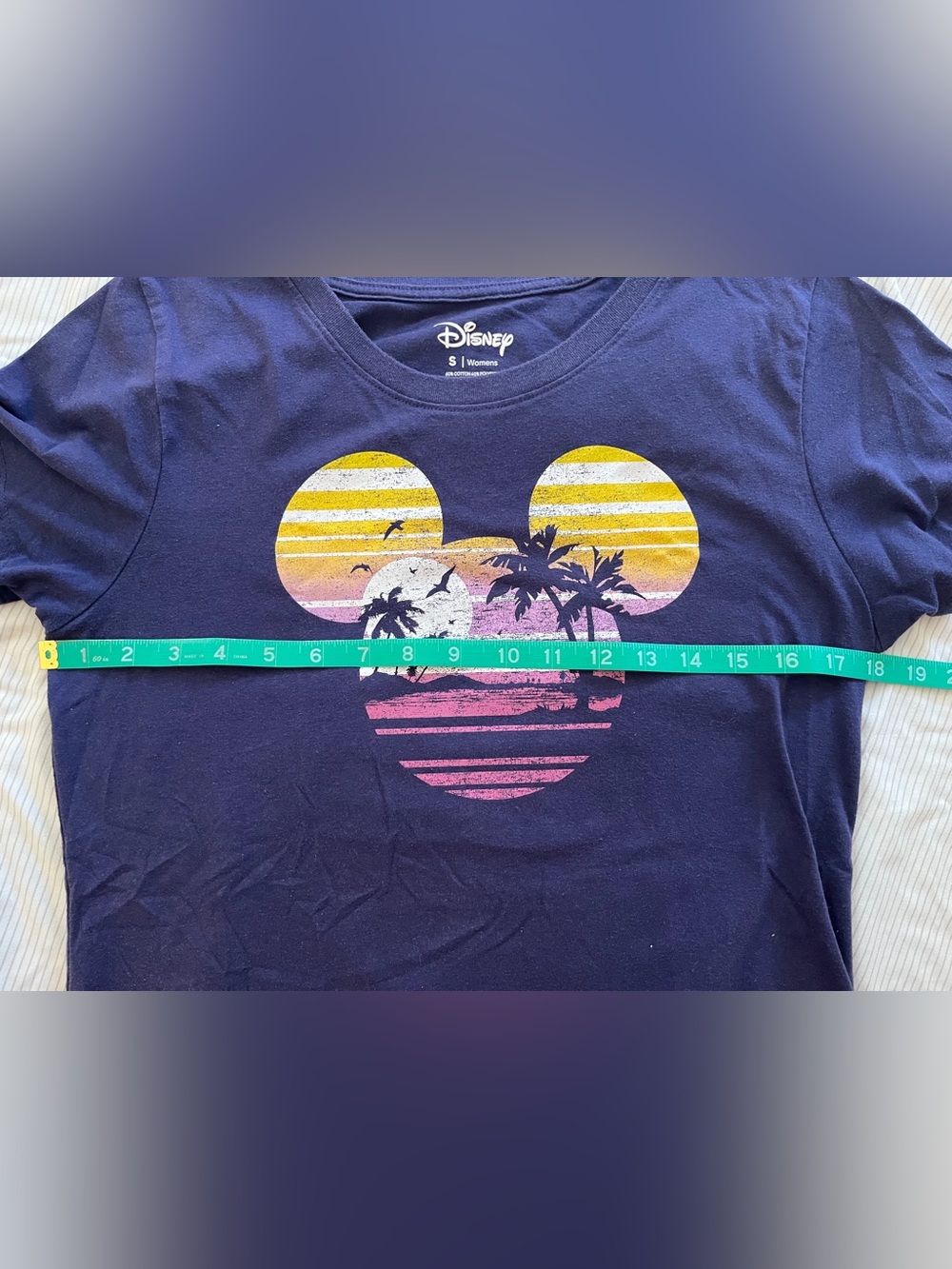 Disney Graphic Tee Mickey Tropical Sunset - Picture 4 of 7